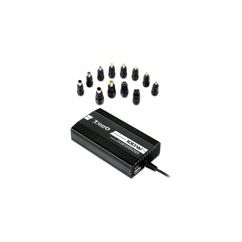 Tooq Cargador portátil 100W 3en1 12 conectores