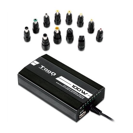 Tooq Cargador portátil 100W 3en1 12 conectores