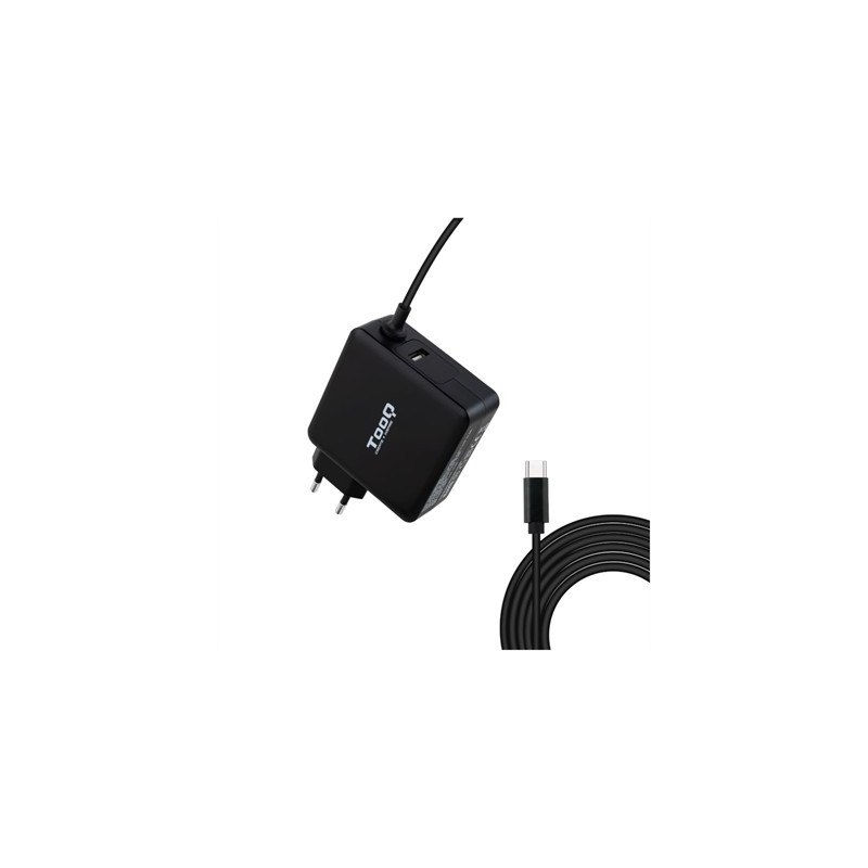 Tooq Cargador portátil conector USB-C 65W