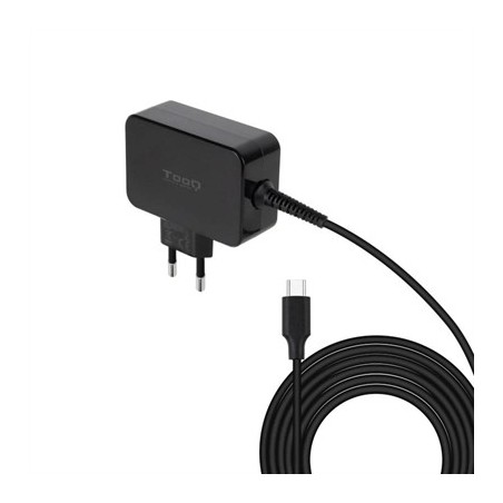 Tooq Cargador portatil GAN USB-C PD 65W Negro