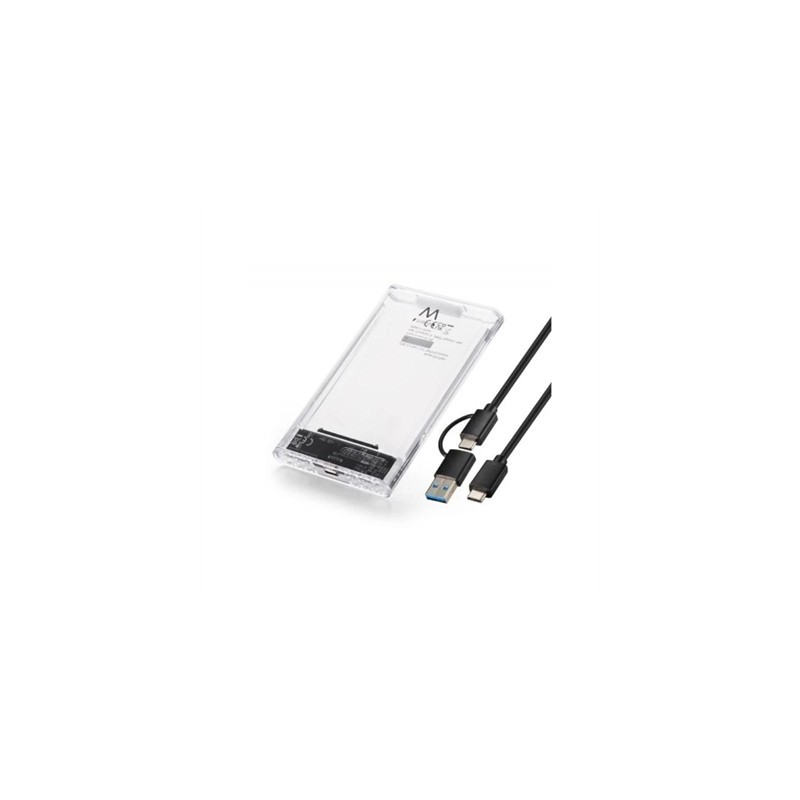 EWENT Carcasa USB3.2 Gen1 para SATA2.5"USB-C+A Tra