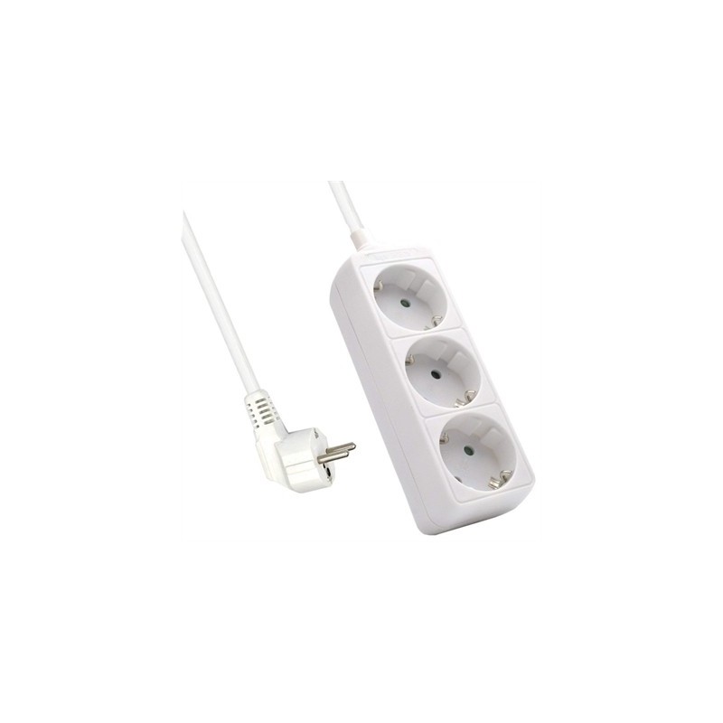 Ewent Ew3958 Regleta 3 tomas Blanco