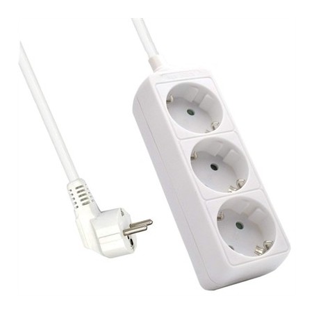 Ewent Ew3958 Regleta 3 tomas Blanco