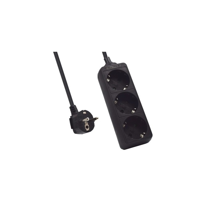 Ewent Ew3959 Regleta 3 tomas Negro