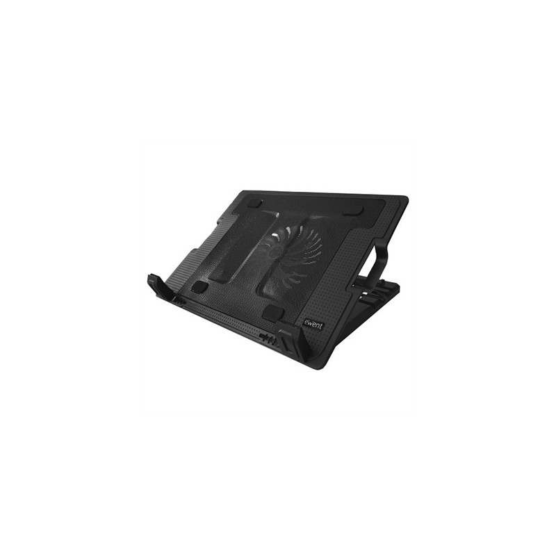 EWENT EW1258 Soporte Ventilador Portatil 17"+2 USB