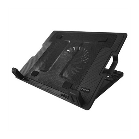 EWENT EW1258 Soporte Ventilador Portatil 17"+2 USB