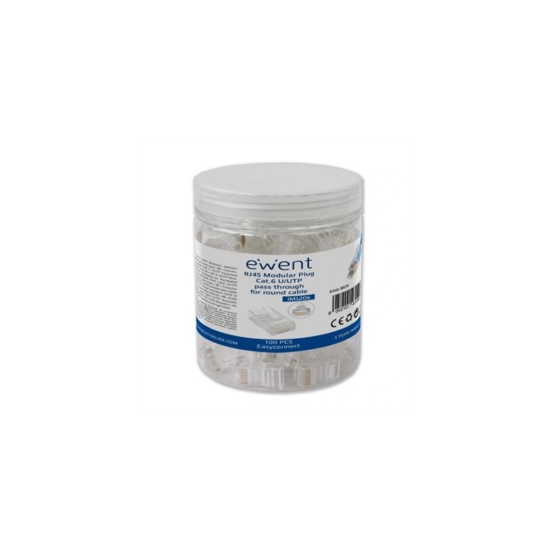EWENT EASYCONNECT MODULAR CAT 6 U/UTP, 100pcs