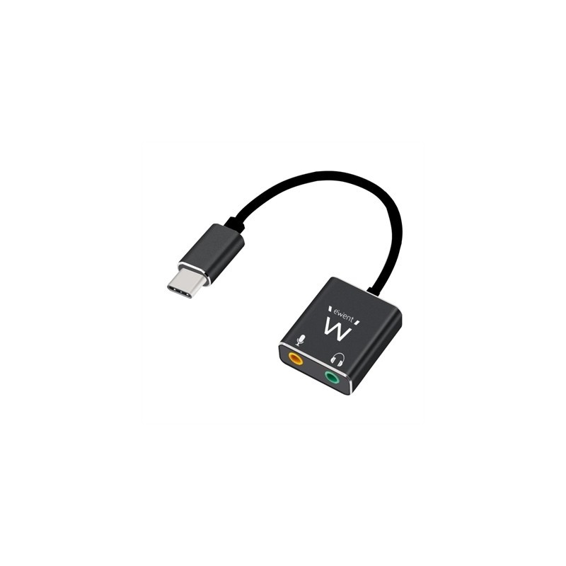Ewent Cable adaptador de audio USB tipo C/ Jack