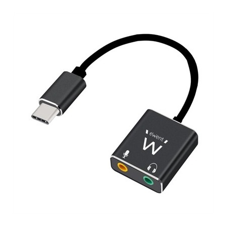 Ewent Cable adaptador de audio USB tipo C/ Jack