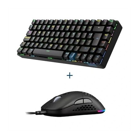 Hiditec Teclado GM1K switch red + Raton GX30 PRO