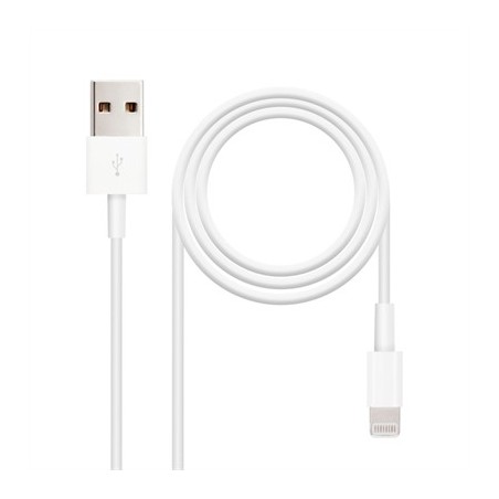 Nanocable Cable de datos/carga LIGHTNING/USB 2 M
