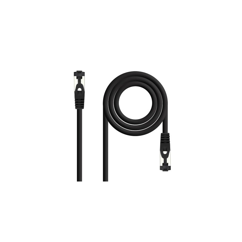 Nanocable Cable red Cat. 8.1 2GHZ SSTP Negro 5m