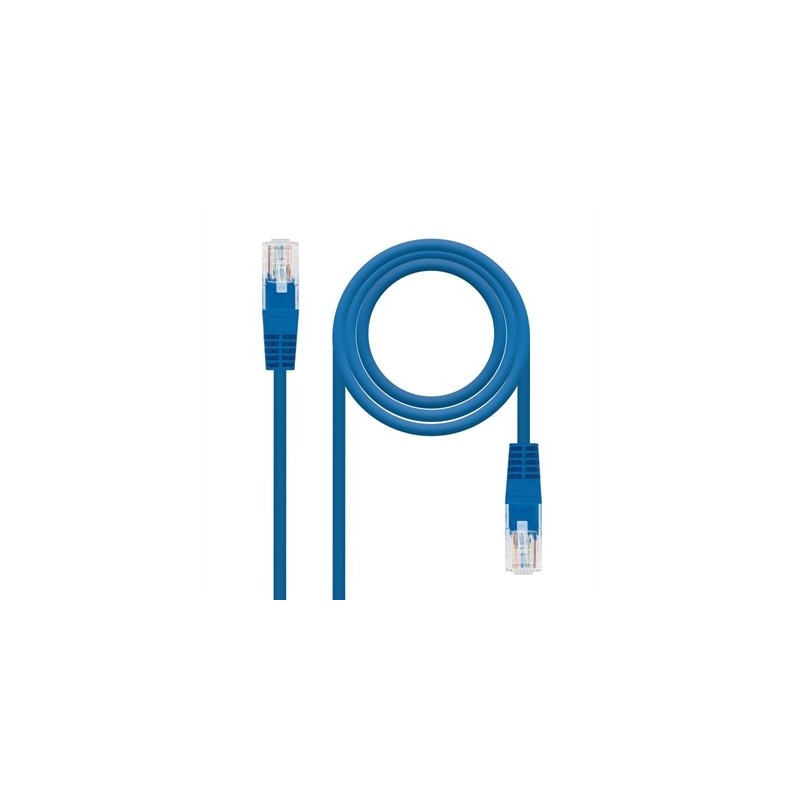 Nanocable Latiguillo Cat. 6 UTP 0,5 metros Azul
