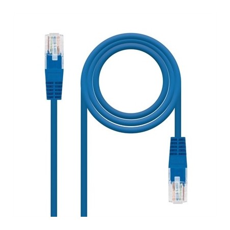 Nanocable Latiguillo Cat. 6 UTP 0,5 metros Azul