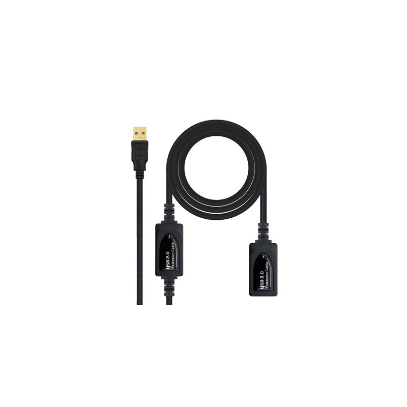 Nanocable Cable USB 2.0 Prolong. Amplificador 10M