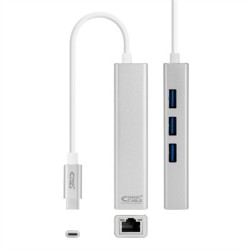 Nanocable Conversor USB-C Ethernet +3xUSB 3.0