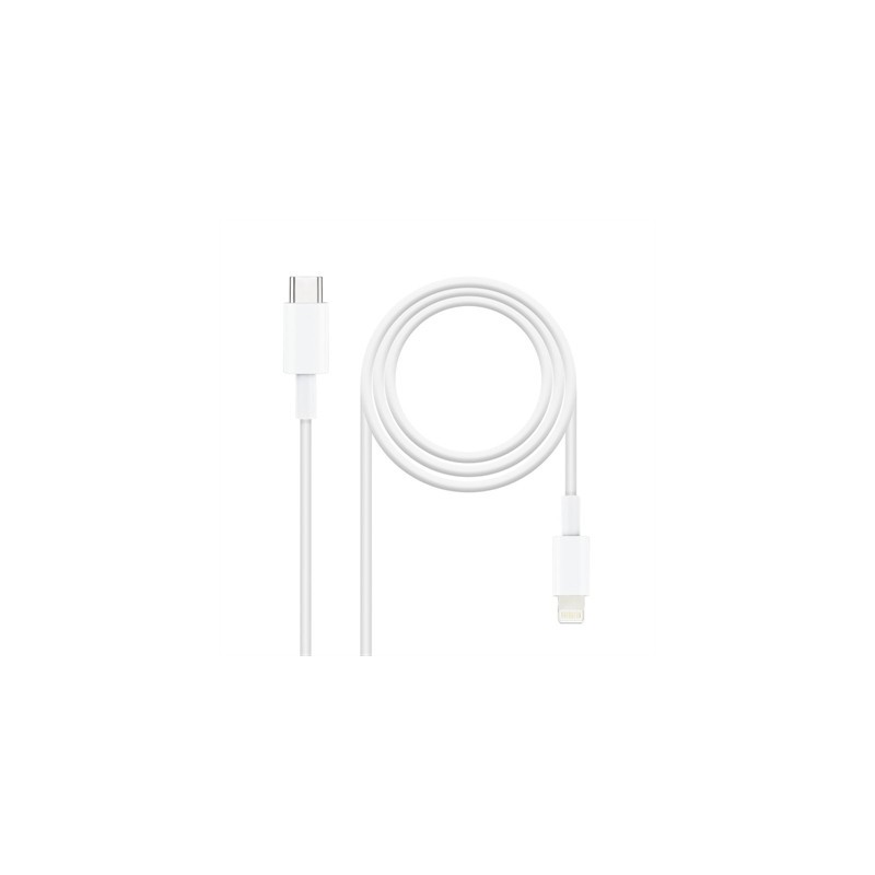 Nanocable Cable Lightning a USB-C 1 metro