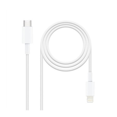Nanocable Cable Lightning a USB-C 1 metro