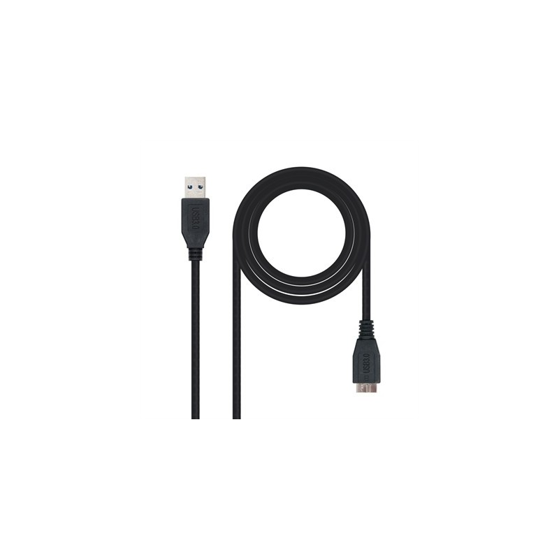 Nanocable Cable USB 3.0 Tipo A/macho-MicroUsb/B 1m