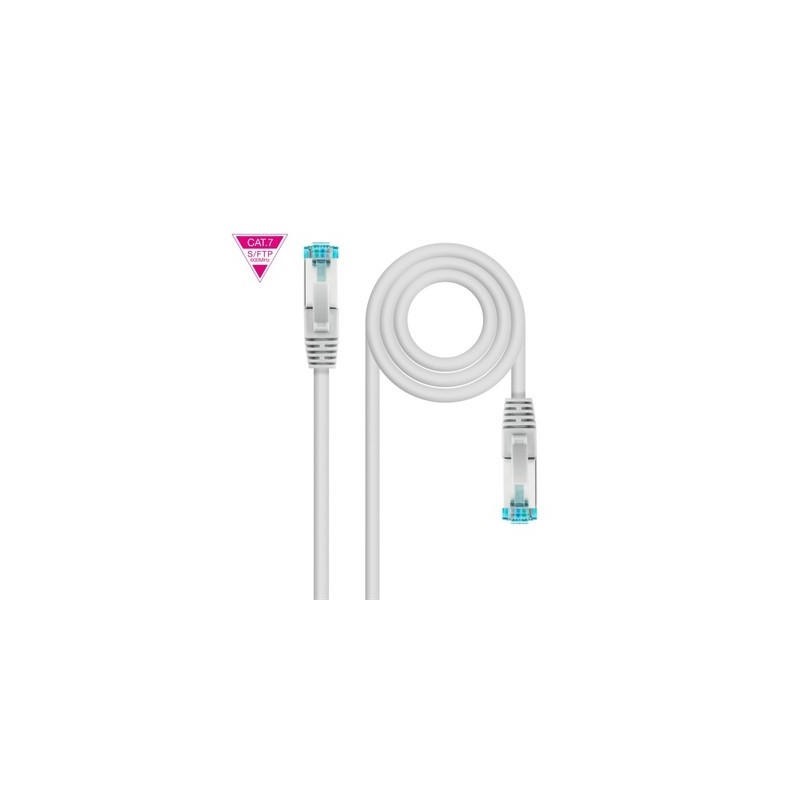 Nanocable Latiguillo Cat. 7 LSZH/SFTP 1 M Gris