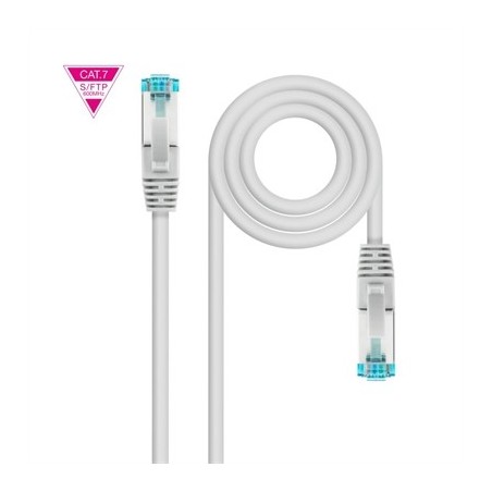 Nanocable Latiguillo Cat. 7 LSZH/SFTP 1 M Gris