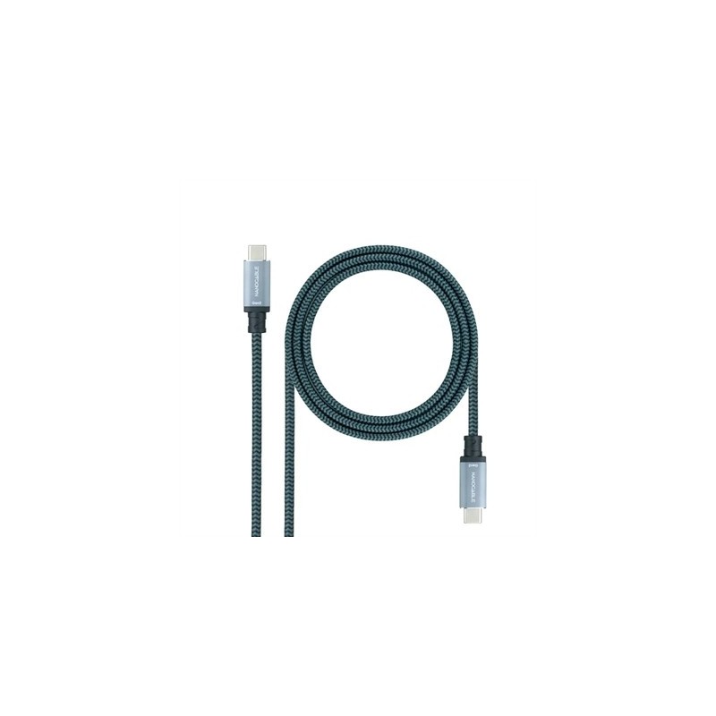 Nanocable Cable USB 3.1GEN2 5A USB-C/M-USB-C/M 2 M