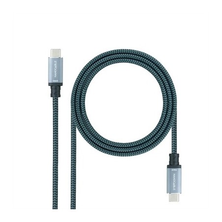 Nanocable Cable USB 3.1GEN2 5A USB-C/M-USB-C/M 2 M