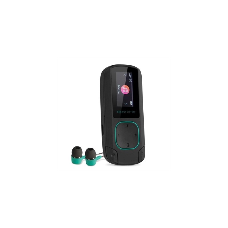 Energy Sistem Reproductor Bluetooth MP3 Clip Jade