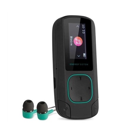 Energy Sistem Reproductor Bluetooth MP3 Clip Jade