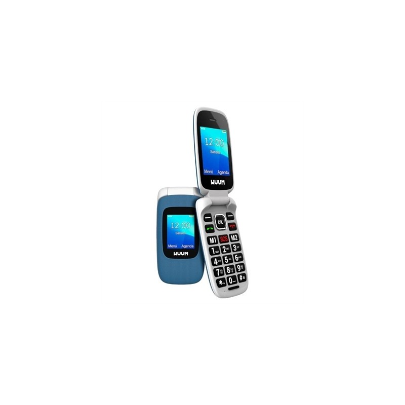 WUUM by SPC 2335A Movil Básico 2.4" FM Azul