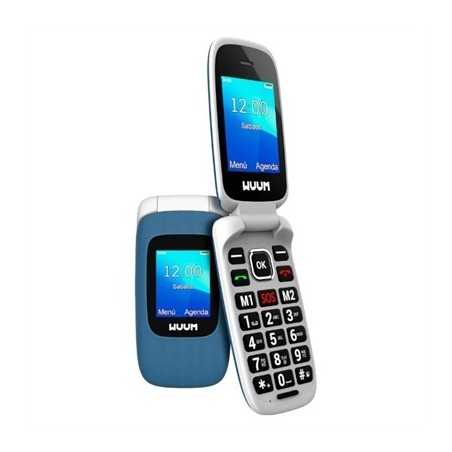 WUUM by SPC 2335A Movil Básico 2.4" FM Azul
