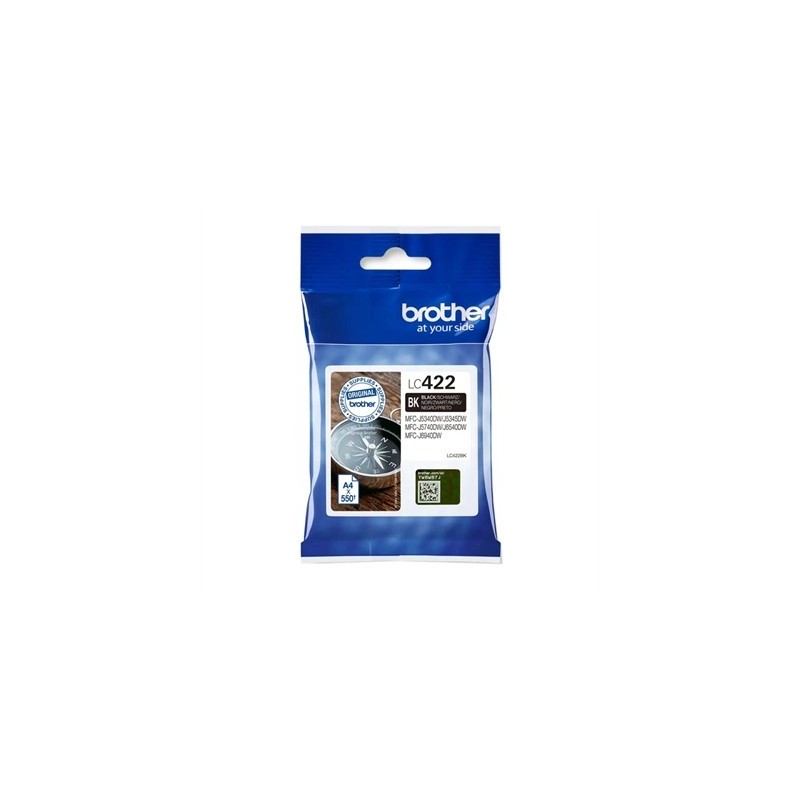 Brother Cartucho LC422BK Negro