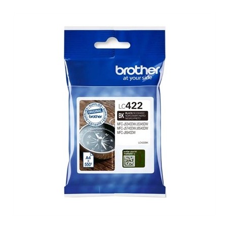 Brother Cartucho LC422BK Negro