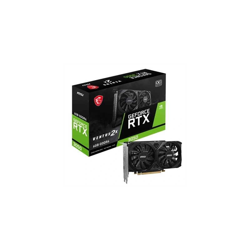 MSI VGA NVIDIA RTX 3050 VENTUS 2X E 6G OC DDR6