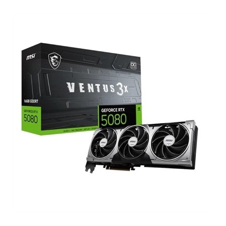 MSI VGA NVIDIA RTX 5080 16G VENTUS 3X OC DDR7