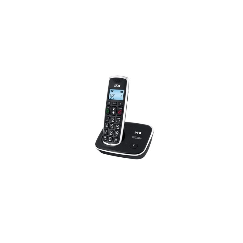 SPC 7608N Telefono DECT CONFORT KAISER Negro