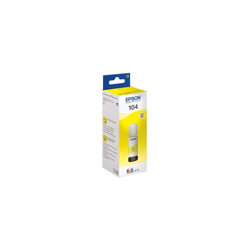 Epson Botella Tinta Ecotank 104 Amarillo