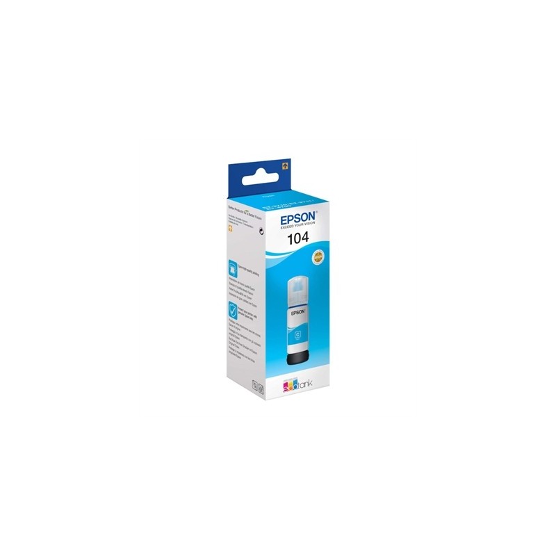 Epson Botella Tinta Ecotank 104 Cyan