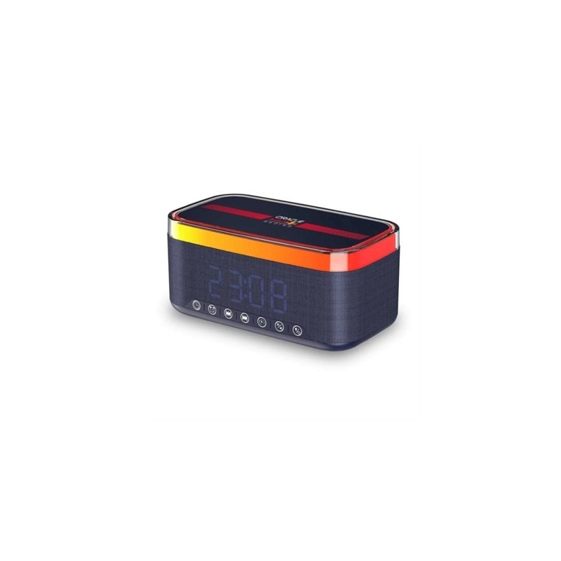Red Bull Altavoz Radio Despertador Cargador 12W