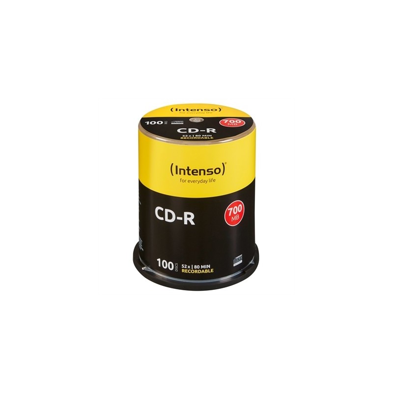 Intenso CD-R 700MB/80min tubo 100 unidades