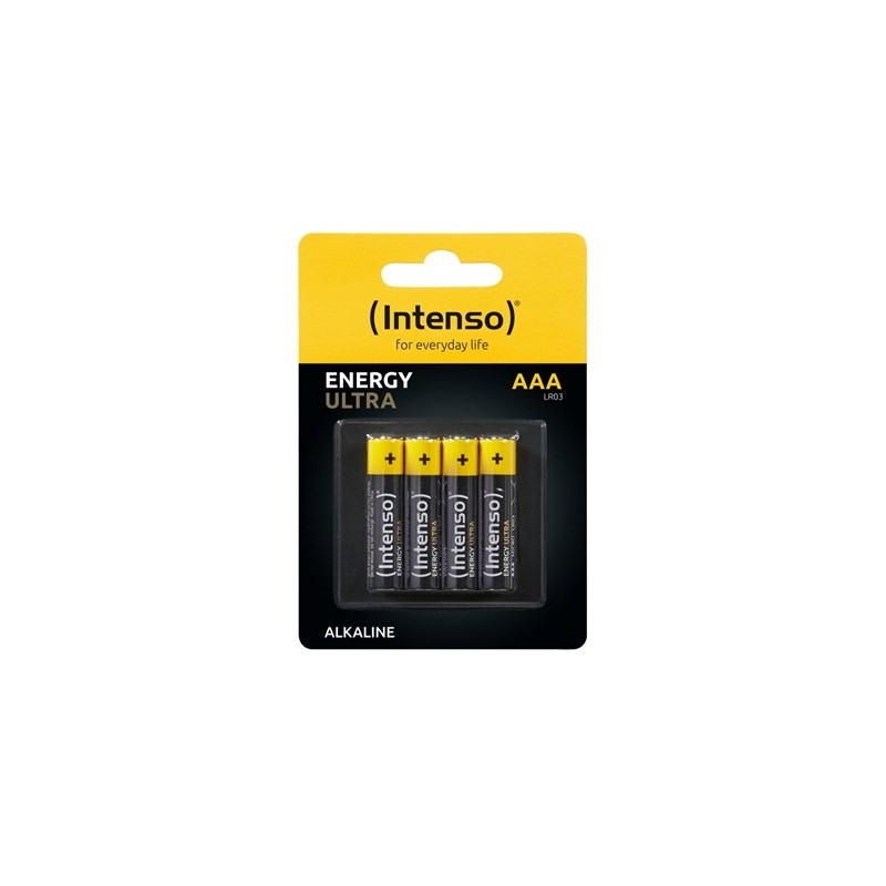Intenso Pila Alcalina energy ultra AAALR03 Pack-4