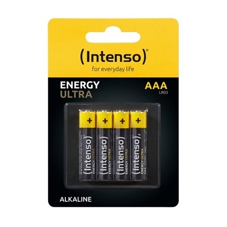 Intenso Pila Alcalina energy ultra AAALR03 Pack-4