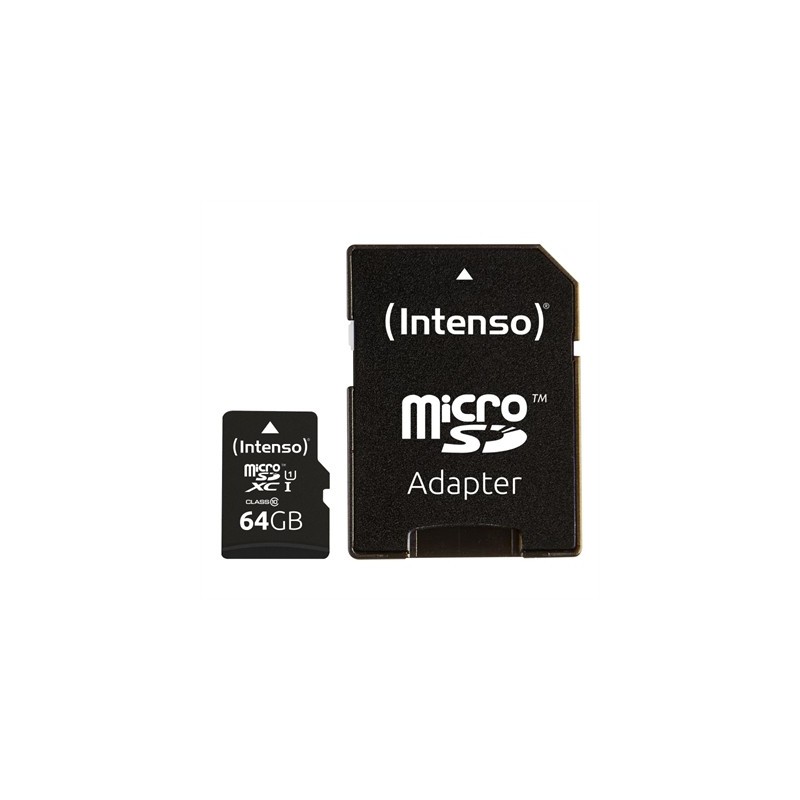 Intenso 3423490 Micro SD UHS-I Premium 64GB c/adap