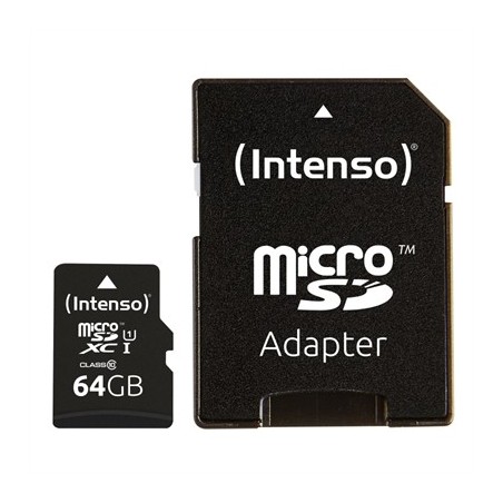 Intenso 3423490 Micro SD UHS-I Premium 64GB c/adap