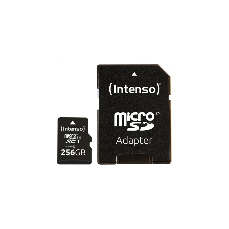 Intenso 3423492 Micro SD UHS-I Premium 256G c/adap