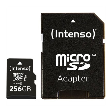 Intenso 3423492 Micro SD UHS-I Premium 256G c/adap