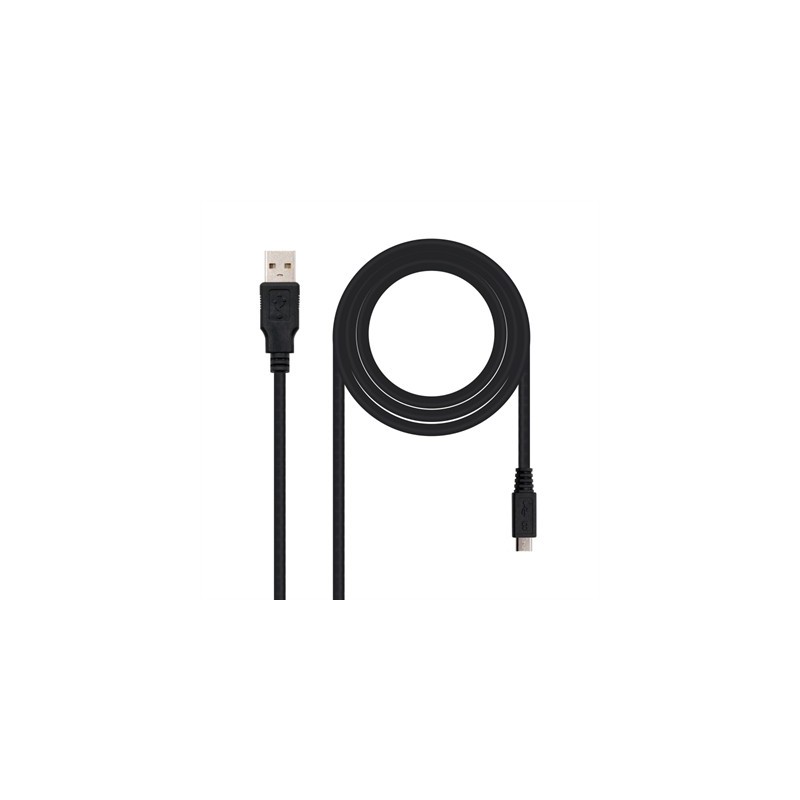 Nanocable Cable USB 2.0 A/M Micro USB B/M 0,8 M