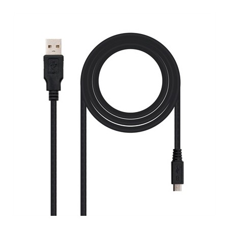 Nanocable Cable USB 2.0 A/M Micro USB B/M 0,8 M