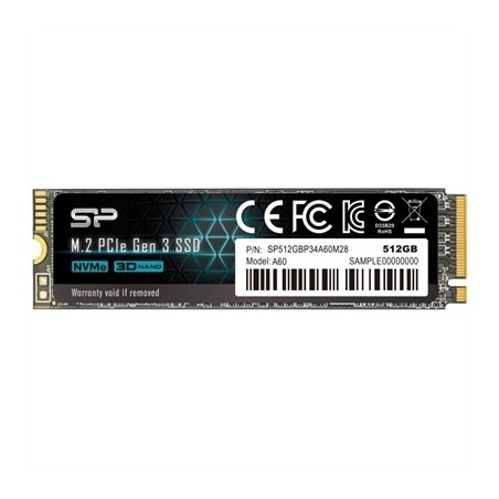 SP P34A60 512GB SSD M.2 PCIe Gen3x4 Nvme
