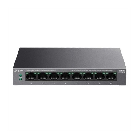 TP-Link LS108GP Switch 8xGb PoE+ 62W Desktop